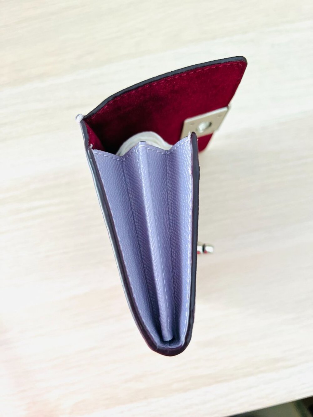 COACH Lilac Leather Wallet w/ Box | Gift Ready - Picture 6 of 14